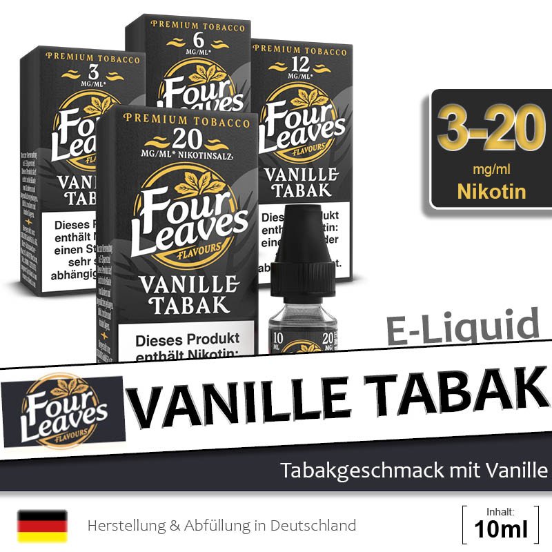 Four Leaves Vanille Tabak Liquid