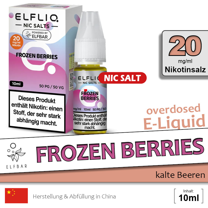 Elfbar Elfliq Frozen Berries 20mg