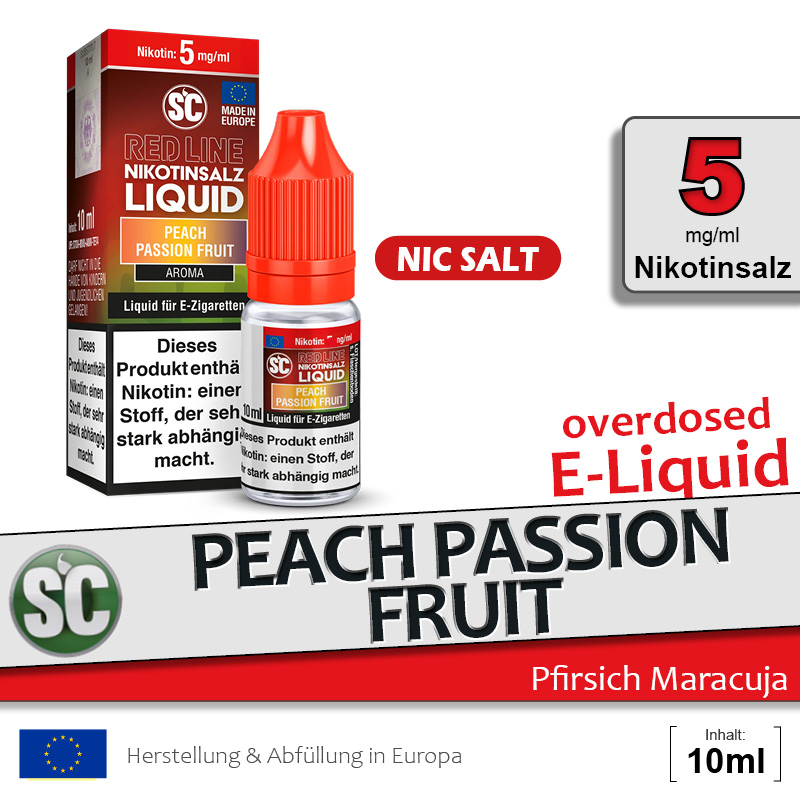 SC Red Line Liquid Peach Passion Fruit (5mg)