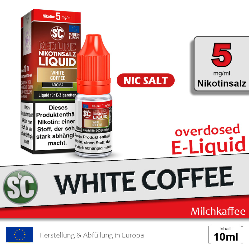 SC Red Line Liquid White Coffee (5mg)