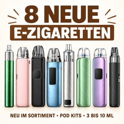 8 neue E-Zigaretten