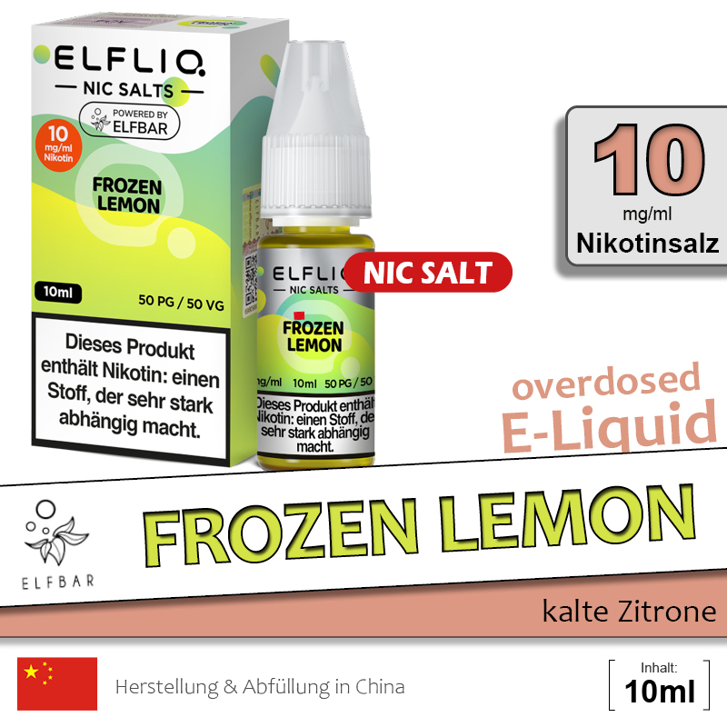 Elfbar Elfliq Liquid Frozen Lemon (10mg)