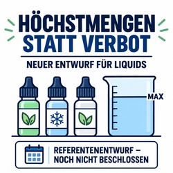 Liquid-Verbot: Höchstmengen statt Mentholverbot