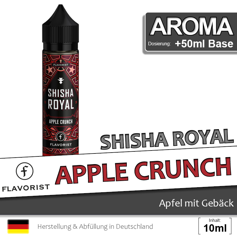 Flavorist Shisha Royal Aroma Apple Crunch