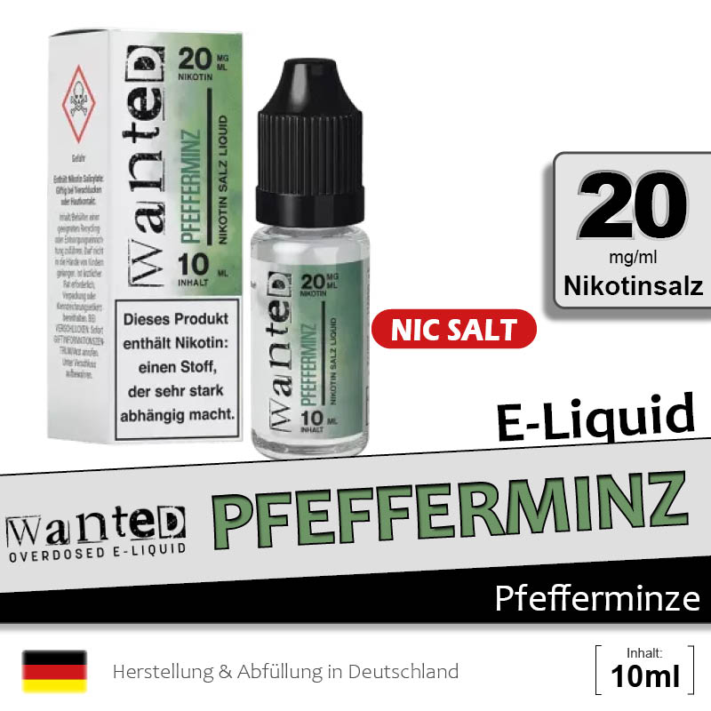 Wanted Pfefferminz Liquid 20mg
