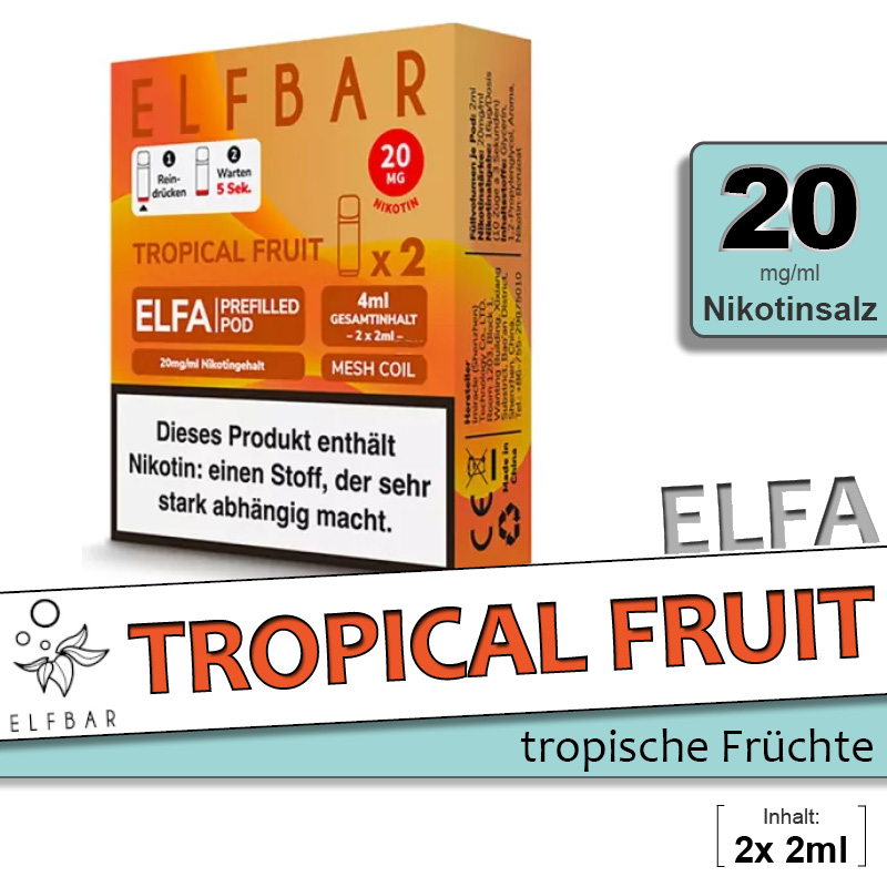 Elfa Pods Tropical Fruit