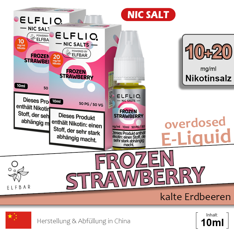 Elfbar Elfliq Liquid Frozen Strawberry