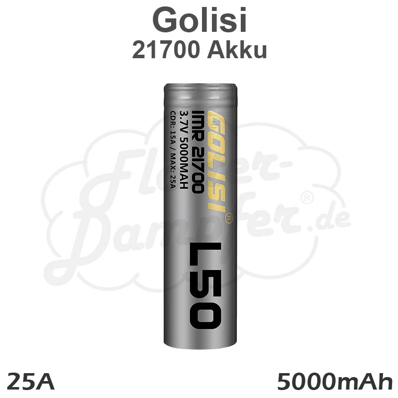 Golisi L50 21700 Akku ab 12,90 Golisi L50 21700 Akku ab 12,90
