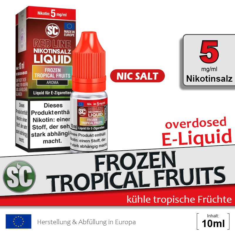 SC Red Line Liquid Frozen Tropical Fruits 5mg