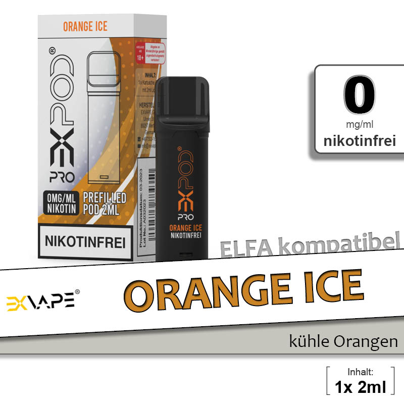 ExPod Pro Orange Ice nikotinfrei