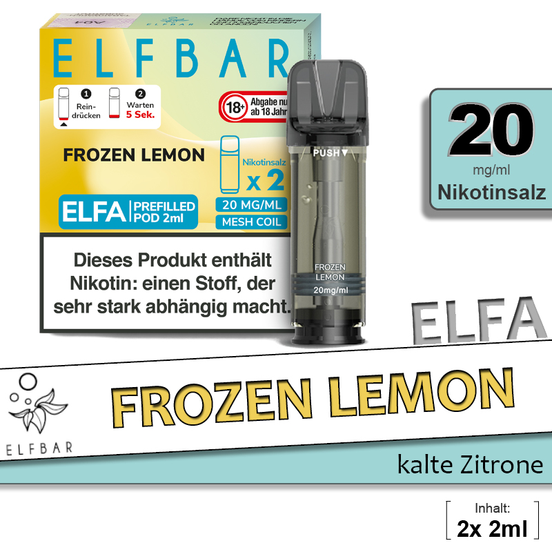 Elfbar Elfa Pods Frozen Lemon