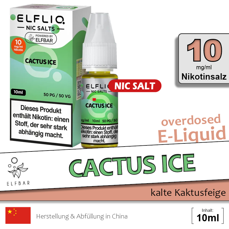 Elfbar Elfliq Cactus Ice 10mg
