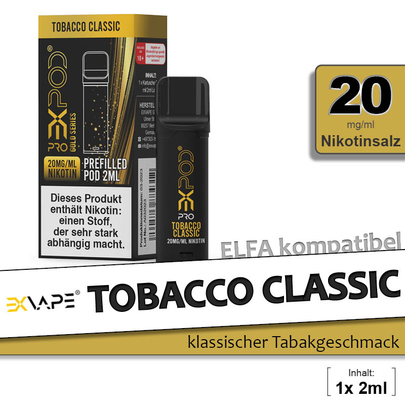 ExPod Pro Tobacco Classic 20mg
