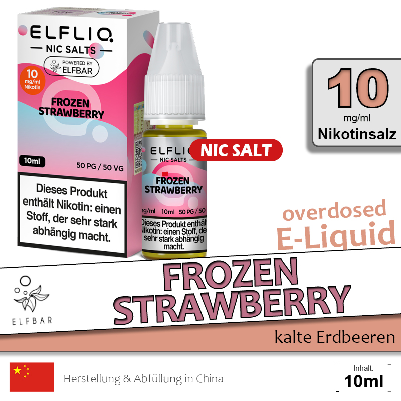 Elfbar Elfliq Liquid Frozen Strawberry (10mg)