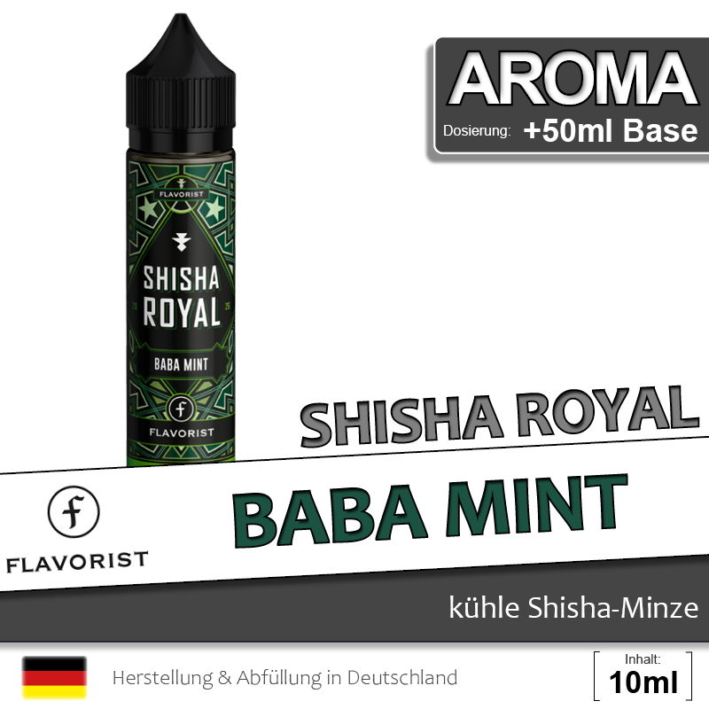 Flavorist Shisha Royal Aroma Baba Mint