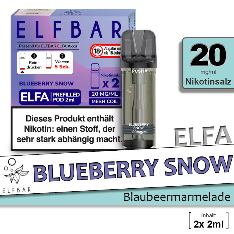 Elfa Pods Blueberry Snow