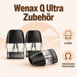 Geekvape Wenax Q Ultra Zubehör