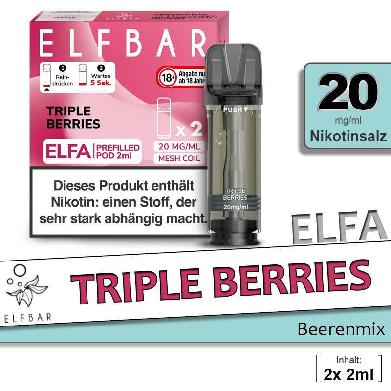 Elfbar Elfa Pods Triple Berries