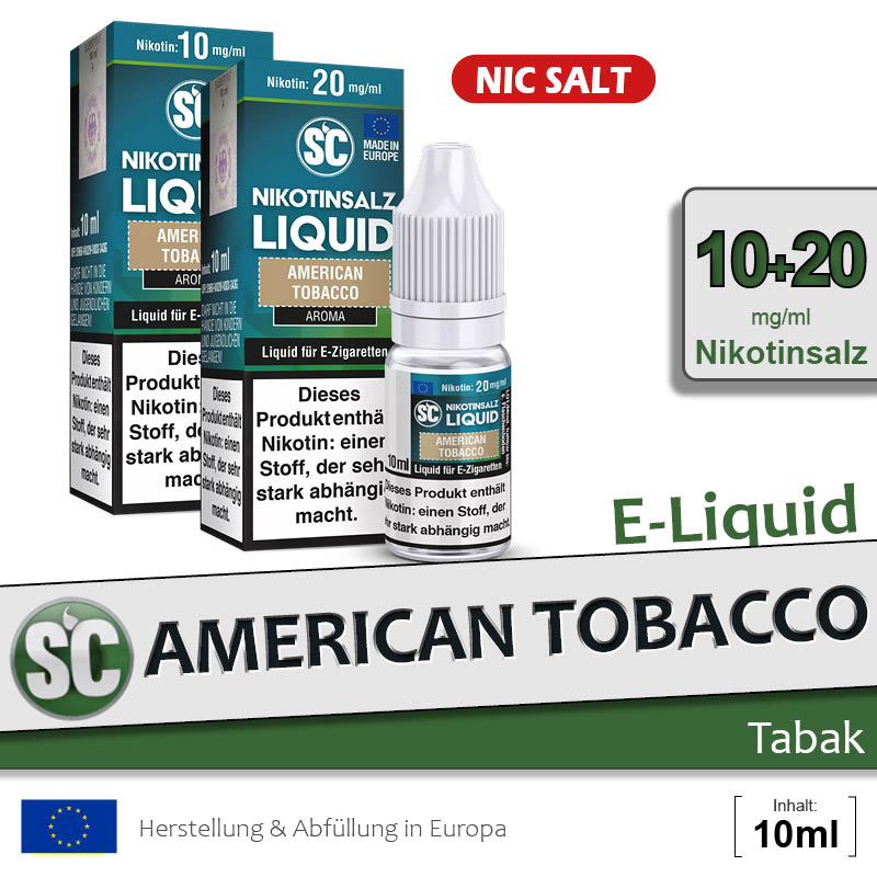 SC American Tobacco Liquids ab 7,79 SC American Tobacco Liquids ab 7,79