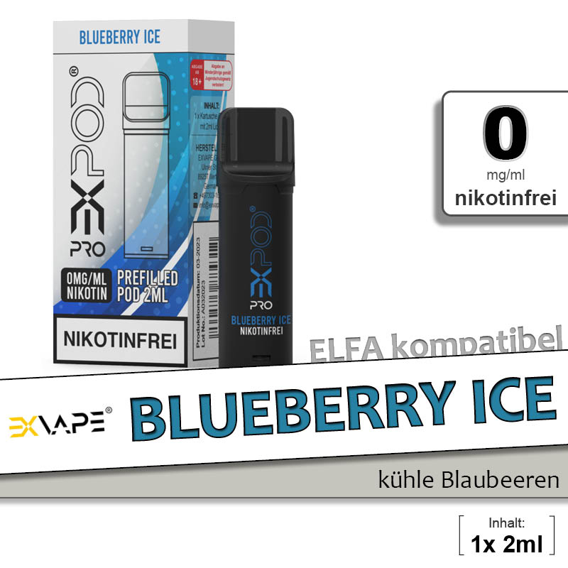 ExPod Pro Blueberry Ice nikotinfrei