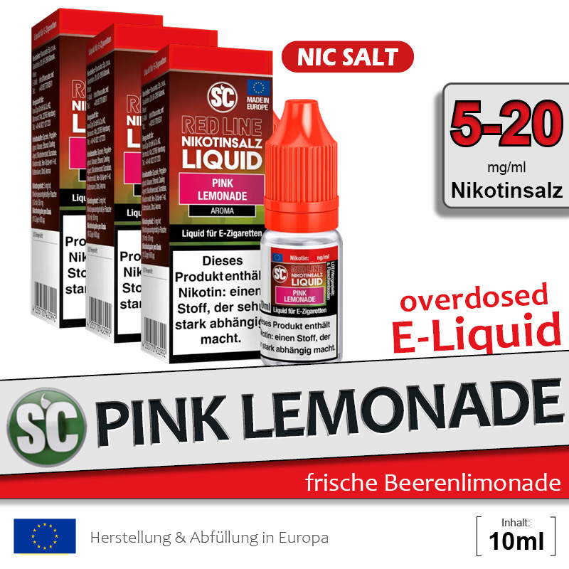 SC Red Line Pink Lemonade Liquids ab 7,79 SC Red Line Pink Lemonade Liquids ab 7,79