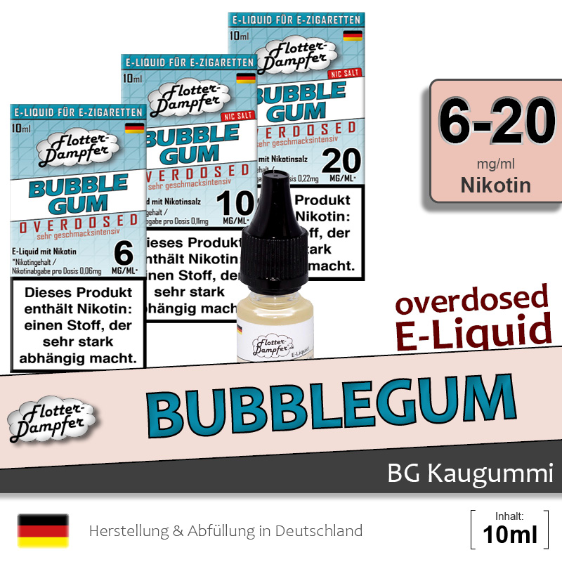 Bubblegum Liquids Flotter-Dampfer Bubblegum Liquids Flotter-Dampfer