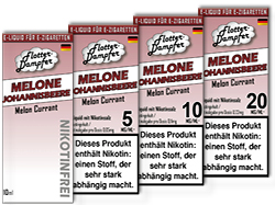 Flotter-Dampfer Liquid Melone Johannisbeere