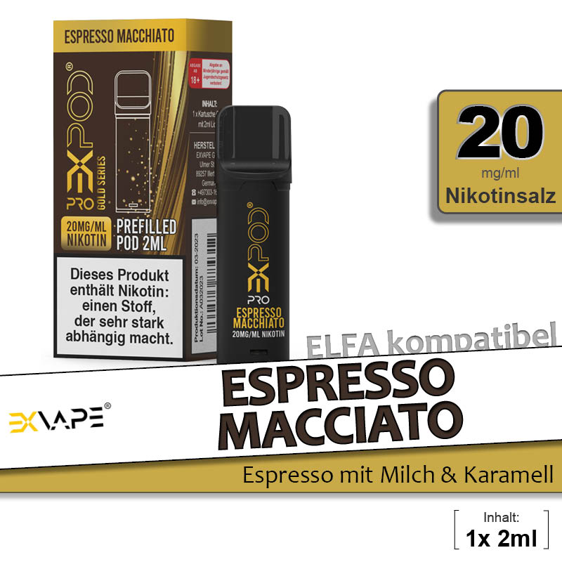 ExPod Pro Espresso Macciato 20mg
