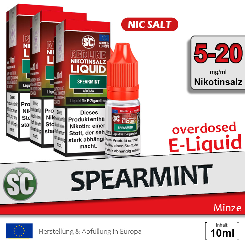 SC Red Line Liquid Speamint