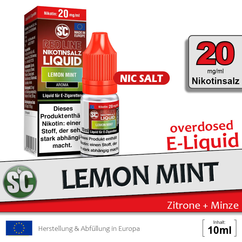 SC Red Line Liquid Lemon Mint 20mg