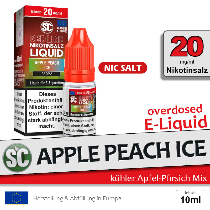 SC Red Line Liquid Apple Peach Ice 20mg