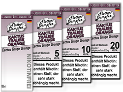 Flotter-Dampfer Liquid Kaktus Traube Orange