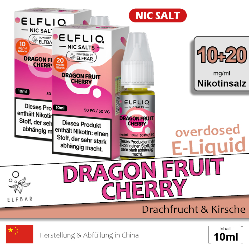 Elfbar Elfliq Liquid Dragon Fruit Cherry