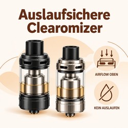 auslaufsichere Clearomizer