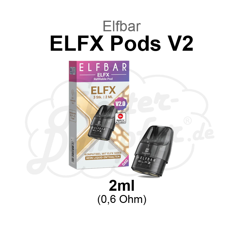 Elfbar ELFX V2.0 Pods 0,6 Ohm