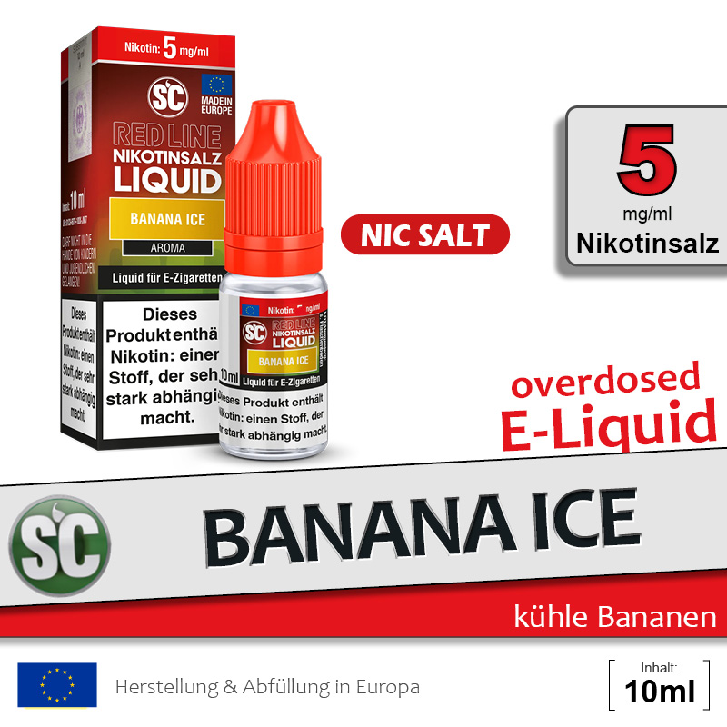 SC Red Line Liquid Banana Ice (5mg)