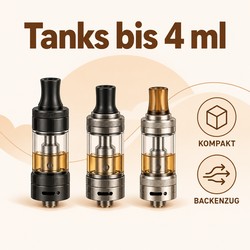 Tanks bis 4ml