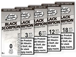 Flotter-Dampfer Liquid Black Scorpion
