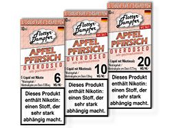 Flotter-Dampfer Liquid Apfel Pfirsich